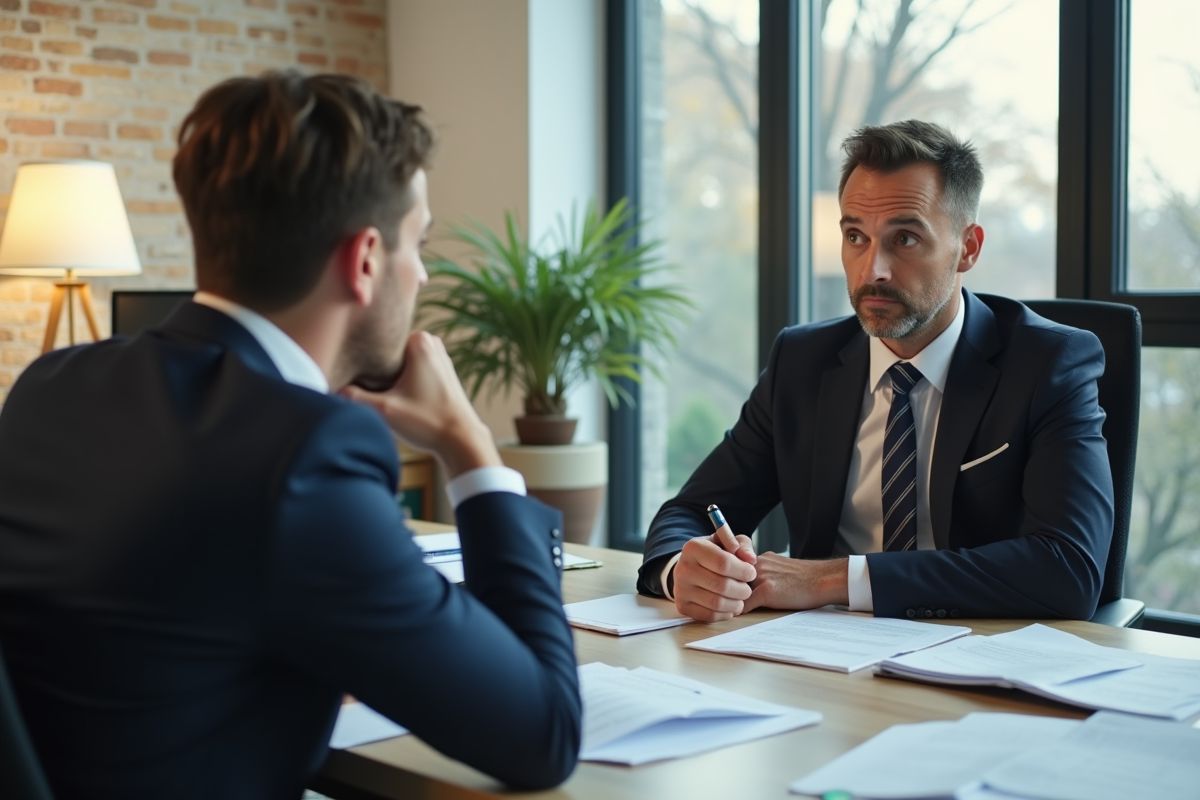 Recruteur sceptique lors d
