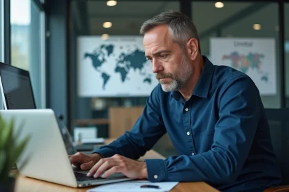 Gestionnaire de flotte au bureau analyse des donn&eacute;es de v&eacute;hicules